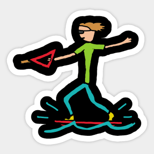 Wakeboarding Sticker